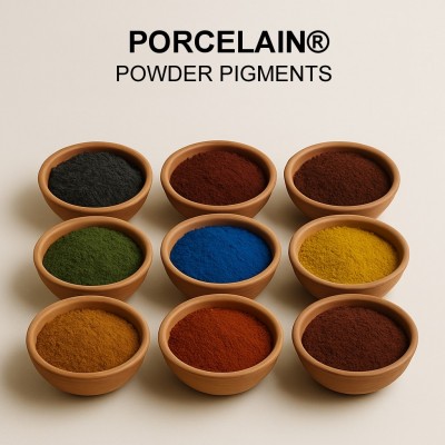 PORCELAIN CASTING POWDER PIGMENTS ΣΕ ΣΚΟΝΗ (58 ΧΡΩΜΑΤΑ) 250gr